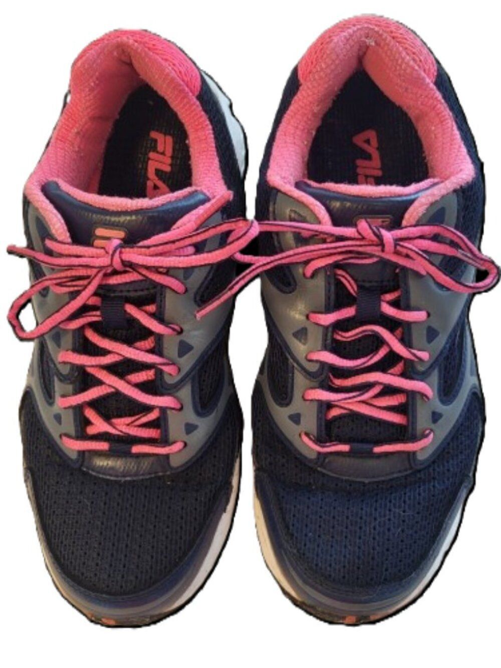 FILA Xtent 3 Womens 10 Navy Pink Running Shoes Sneakers 5SR20973-428